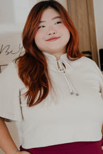 Load image into Gallery viewer, Lunar Mandarin Collar Top
