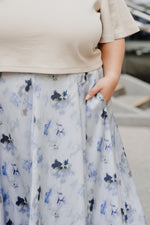 Load image into Gallery viewer, *Pre-Order* Adela Floral Paneled Skirt
