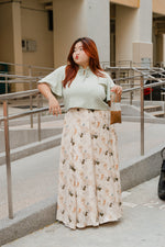 Load image into Gallery viewer, *Pre-Order* Adela Floral Paneled Skirt
