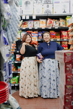 Load image into Gallery viewer, *Pre-Order* Adela Floral Paneled Skirt
