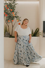 Load image into Gallery viewer, *Pre-Order* Adela Floral Paneled Skirt
