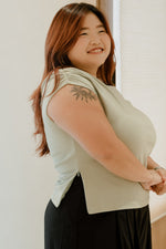 Load image into Gallery viewer, Harper Asymmetrical Shoulder Top
