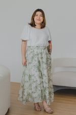 Load image into Gallery viewer, Willow Ruffle Midi Skirt
