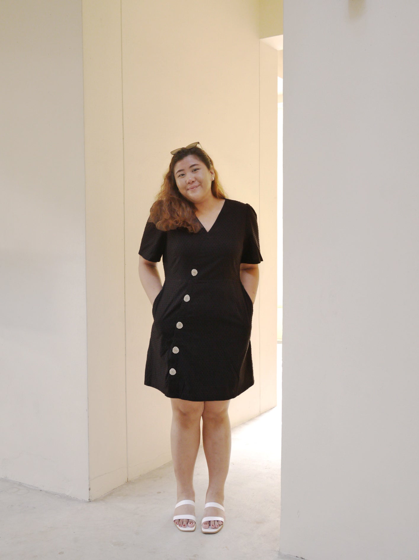 Plus Size Cloudy Swiss Dots Dress | Be You Co. Plus Size Cloudy Swiss Dots Dress | Be You Co.