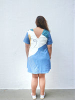 Load image into Gallery viewer, In Bloom Printed Shift Dress (Blue)
