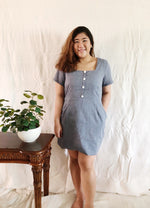 Load image into Gallery viewer, Plus Size Square Neck Mini Dress
